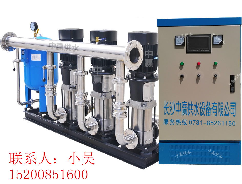變頻恒壓供水設備哪家好？中贏供水機器人焊接代替人大勢所趨